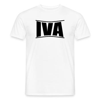 t-shirt Iva t-shirt gift idea - Men's T-Shirt - white - Front - AI Model Male 178 dark (178cm)