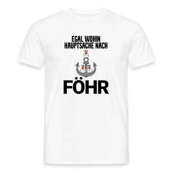 Nordsee Föhr - Männer T-Shirt - Weiß - Vorne - AI Model Male 178 dark (178cm)
