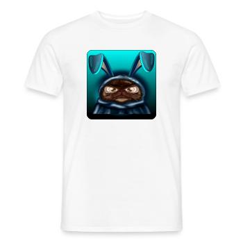Cats Easter - T-shirt homme - blanc - Devant - AI Model Male 178 dark (178cm)