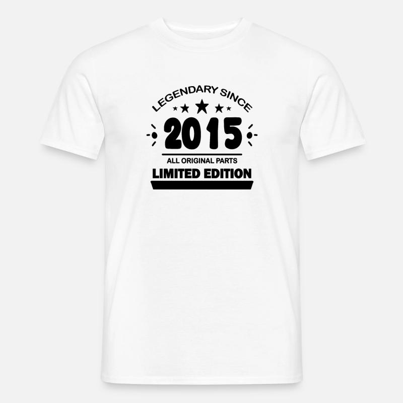 2015 - Männer T-Shirt - Weiß