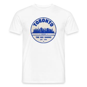 Toronto Vintage Skyline - Männer T-Shirt - Weiß - Vorne - AI Model Male 178 dark (178cm)