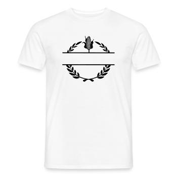 Proud of the farmer corn - Men's T-Shirt - white - Front - AI Model Male 178 dark (178cm)
