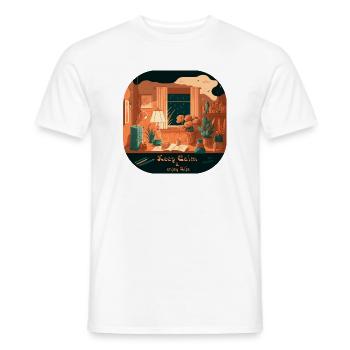 Restez calme - T-shirt homme - blanc - Devant - AI Model Male 178 dark (178cm)