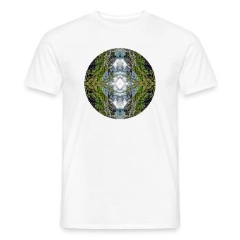 Nature Mandala Nouvelle-Zélande - T-shirt homme - blanc - Devant - AI Model Male 178 dark (178cm)