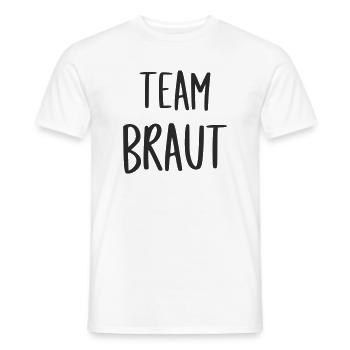Team Braut Junggesellenabschied - Männer T-Shirt - Weiß - Vorne - AI Model Male 178 dark (178cm)