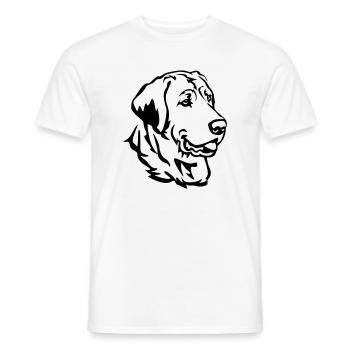 Broholmer Kopf - Men's T-Shirt - white - Front - AI Model Male 178 dark (178cm)