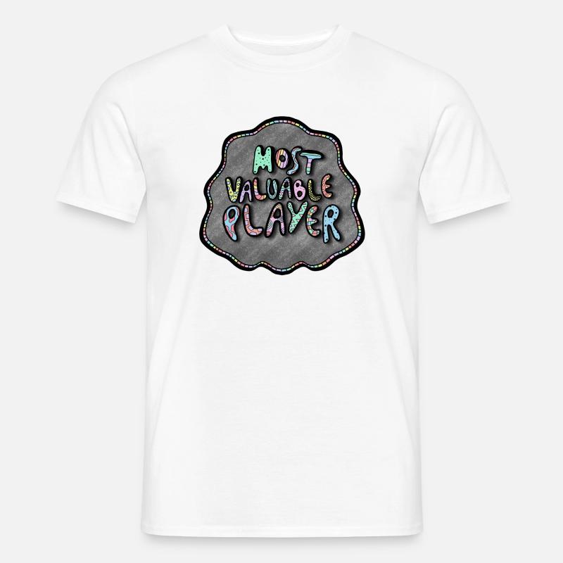 Most Valuable Player Doodle - Männer T-Shirt - Weiß