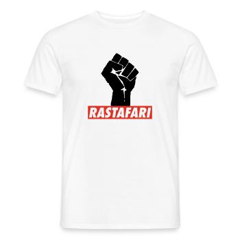 Rastafari Rasta Power Reggae United Rasta Roots - Männer T-Shirt - Weiß - Vorne - AI Model Male 178 dark (178cm)