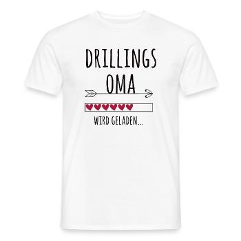 werdende Drillingsoma Schwangerschaft Drillinge - Männer T-Shirt - Weiß - Vorne - AI Model Male 178 dark (178cm)