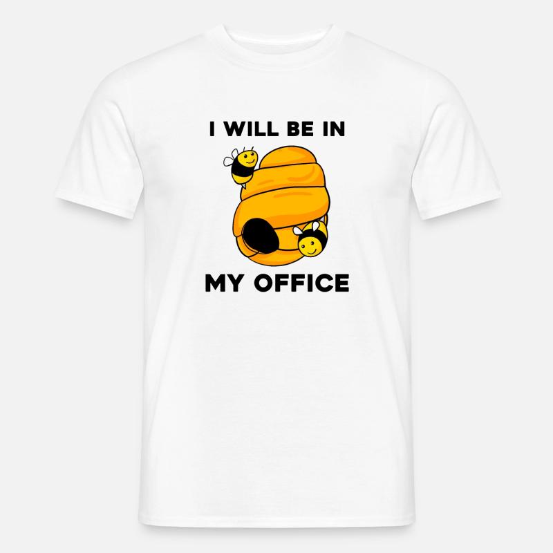 Imker Honig Imkerei - Imker Geschenk - Männer T-Shirt - Weiß