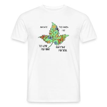 into the garden I go Gärtner Hobbygärtner Geschenk - Männer T-Shirt - Weiß - Vorne - AI Model Male 178 dark (178cm)