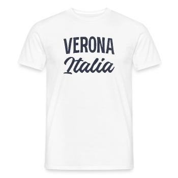 Vérone Italie - T-shirt homme - blanc - Devant - AI Model Male 178 dark (178cm)