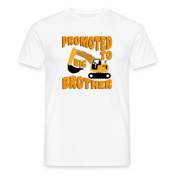 Promu grand frère Va être un grand frère - T-shirt homme - blanc - Devant - AI Model Male 178 dark (178cm)