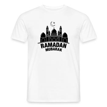 Ramadan Mubarak - Men's T-Shirt - white - Front - AI Model Male 178 dark (178cm)