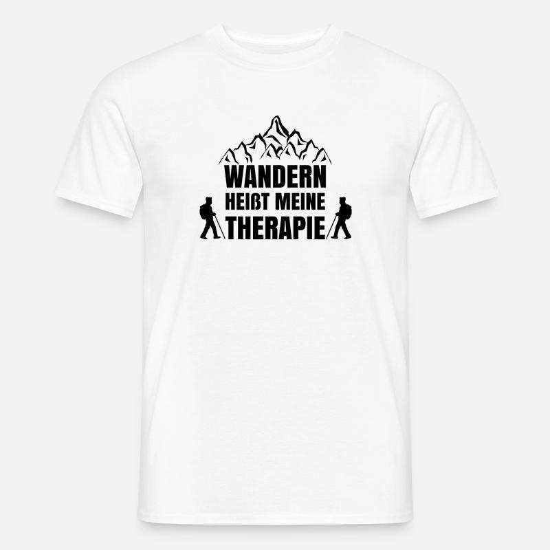 Bergsteigen Statement Wandern Gipfel Wanderer - Männer T-Shirt - Weiß
