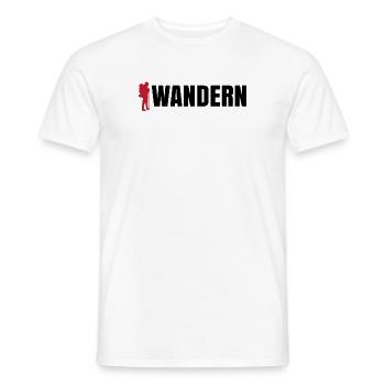 Wanderwege Wandern Spruch Touren Naturerlebnis - Männer T-Shirt - Weiß - Vorne - AI Model Male 178 dark (178cm)