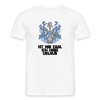Urlaub Nordsee Strand Meer - Männer T-Shirt - Weiß - Vorne - AI Model Male 178 dark (178cm)