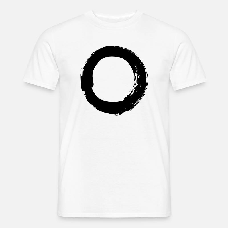 Enso - Männer T-Shirt - Weiß