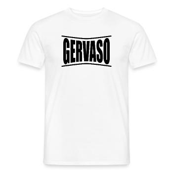 t-shirt Gervaso t-shirt gift idea - Men's T-Shirt - white - Front - AI Model Male 178 dark (178cm)