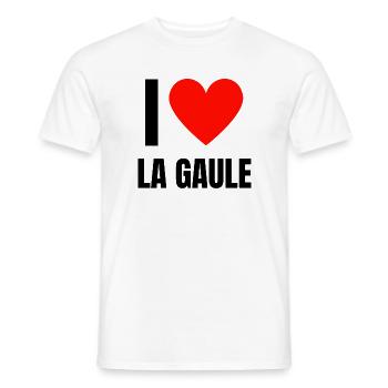 Ich liebe Frankreich, ich bin Französin - Männer T-Shirt - Weiß - Vorne - AI Model Male 178 dark (178cm)