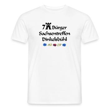 Siebenbürger Sachsentreffen Dinkelsbühl Design - Männer T-Shirt - Weiß - Vorne - AI Model Male 178 dark (178cm)