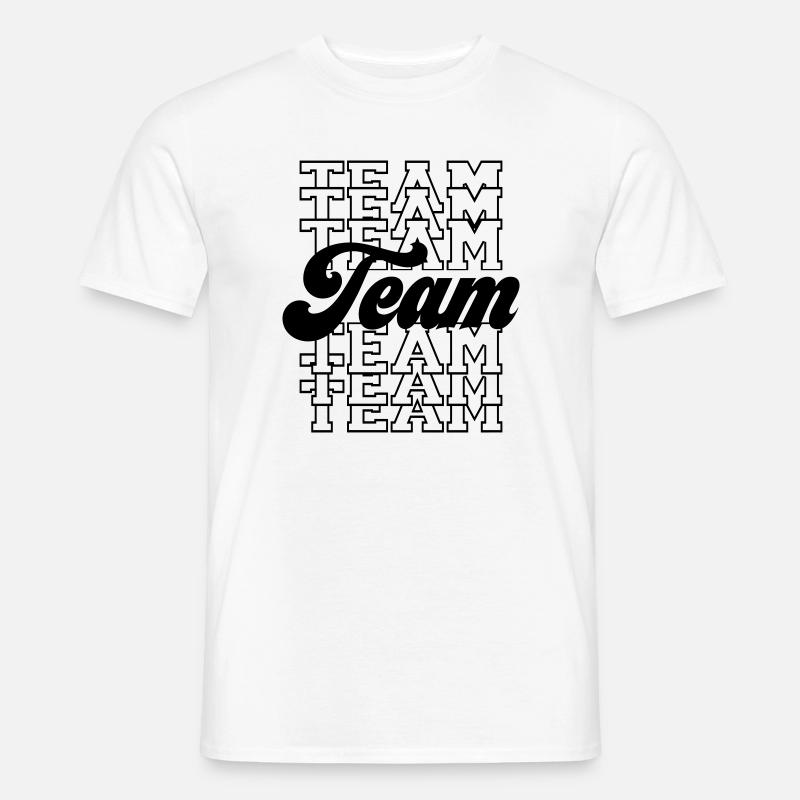 Team - Männer T-Shirt - Weiß