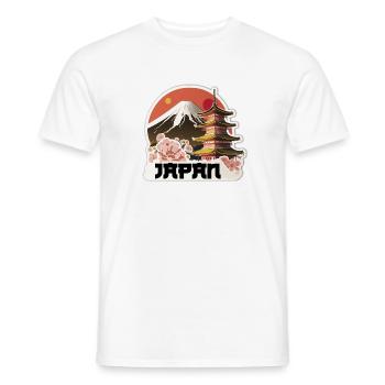 Japan - Männer T-Shirt - Weiß - Vorne - AI Model Male 178 dark (178cm)