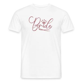 Braut Passende Verlobung Braut Dusche Hochzeit - Männer T-Shirt - Weiß - Vorne - AI Model Male 178 dark (178cm)
