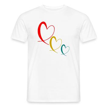 MAMA. MUTTERTAG. SCHÖNEN MUTTERTAG. ICH LIEBE DICH - Männer T-Shirt - Weiß - Vorne - AI Model Male 178 dark (178cm)