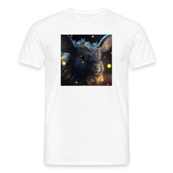 Photo macro creature 08 - Men's T-Shirt - white - Front - AI Model Male 178 dark (178cm)