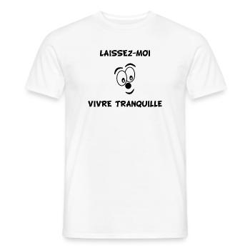 HUMOUR. CITATION. MESSAGE. RETRAITE. ANNIVERSAIRE. - T-shirt homme - blanc - Devant - AI Model Male 178 dark (178cm)