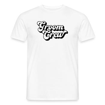 Groom Crew Squad Bachelor Party Men Matching Group - T-shirt homme - blanc - Devant - AI Model Male 178 dark (178cm)