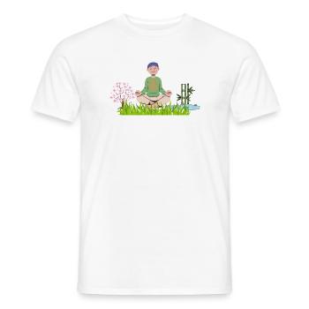 guerrier - T-shirt homme - blanc - Devant - AI Model Male 178 dark (178cm)