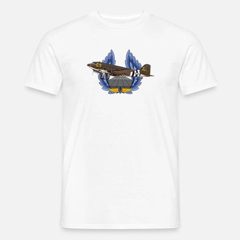 C-47 DC-3 - Männer T-Shirt - Weiß
