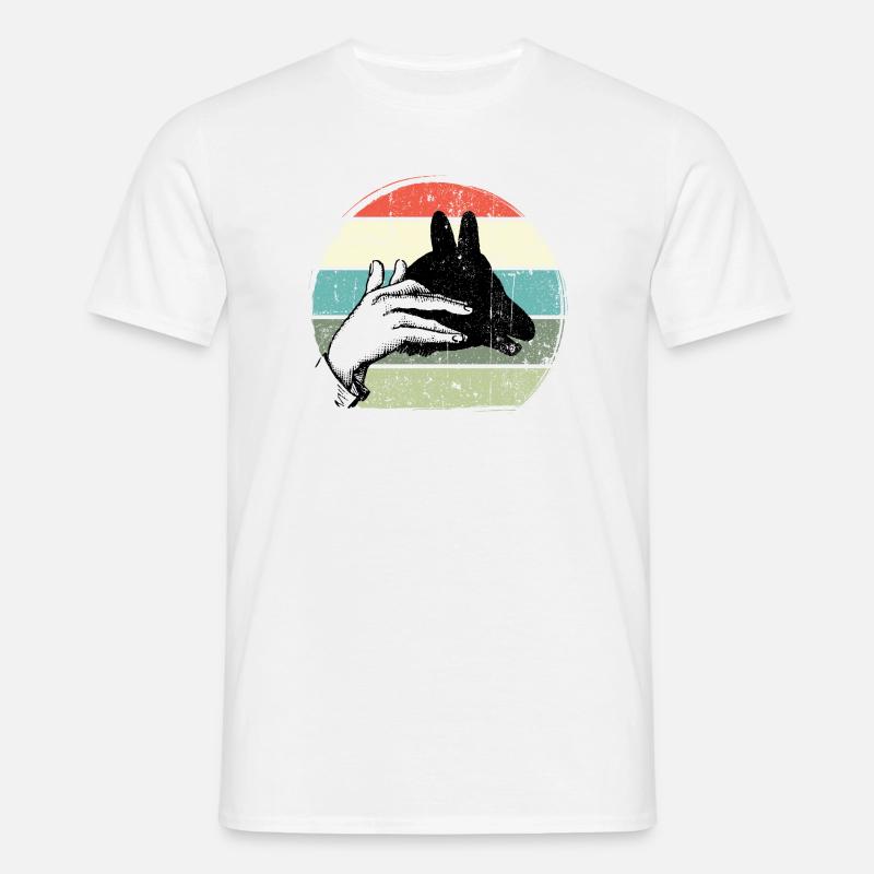 Pastel Handframe Sunset Circle - Men's T-Shirt - white