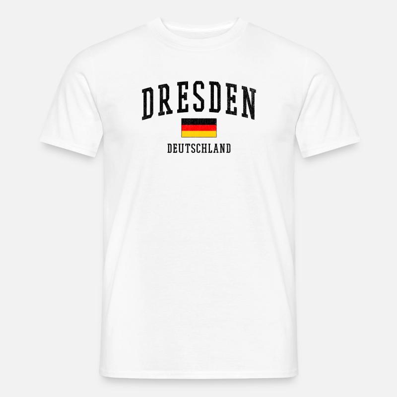 Dresden - Männer T-Shirt - Weiß