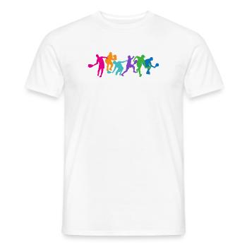 Padel Padel Team Training Coach Player Tournament - Men's T-Shirt - white - Front - AI Model Male 178 dark (178cm)