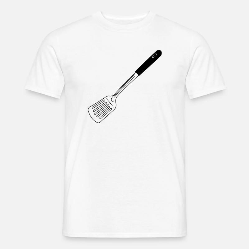 Küchenutensilien Backschaufel - Männer T-Shirt - Weiß