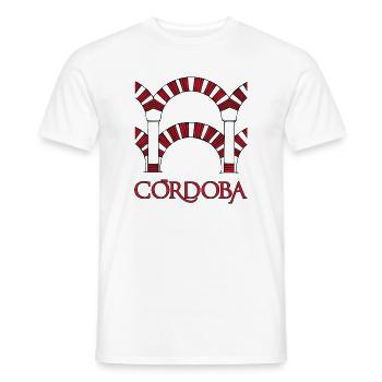 Cordoba 1 - Men's T-Shirt - white - Front - AI Model Male 178 dark (178cm)