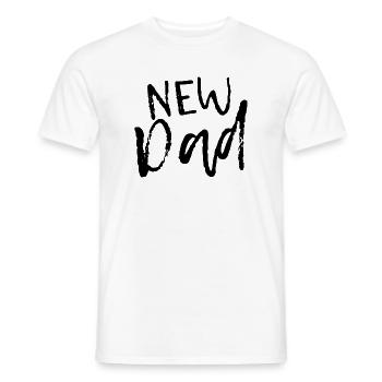 New Dad - Ankündigung für neue Väter - Männer T-Shirt - Weiß - Vorne - AI Model Male 178 dark (178cm)