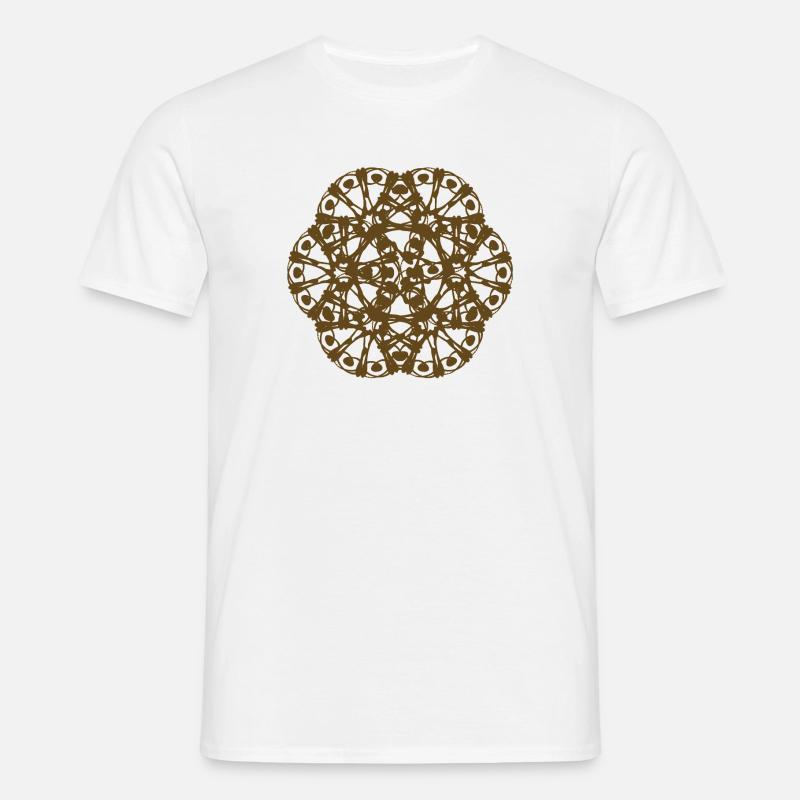 Random pattern RAD rotated - Men's T-Shirt - white