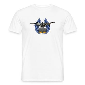 C-2A - Männer T-Shirt - Weiß - Vorne - AI Model Male 178 dark (178cm)