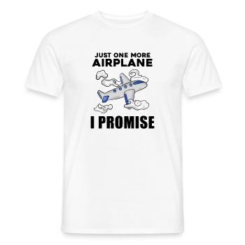 Cadeau de devis de pilote d’avion - T-shirt homme - blanc - Devant - AI Model Male 178 dark (178cm)