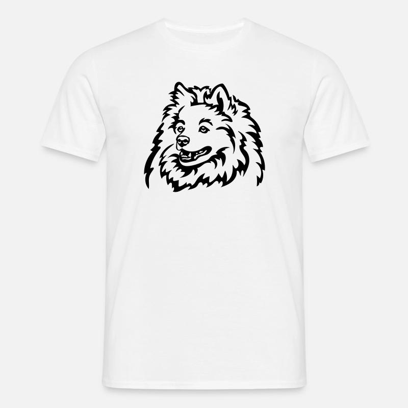 Spitz Kopf - Männer T-Shirt - Weiß