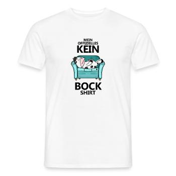 Statement Keine Lust - Männer T-Shirt - Weiß - Vorne - AI Model Male 178 dark (178cm)