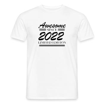 2022 - T-shirt homme - blanc - Devant - AI Model Male 178 dark (178cm)