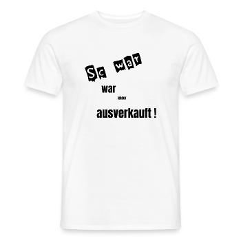 Schwarz war leider ausverkauft Modetrend Outfit - Männer T-Shirt - Weiß - Vorne - AI Model Male 178 dark (178cm)