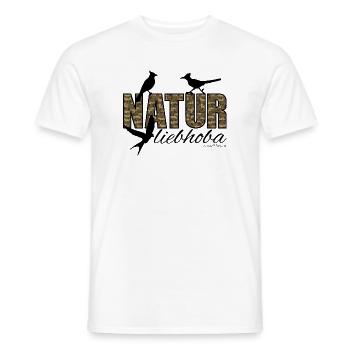 Naturliebhoba - Naturliebhaber - Natur, Dialekt - Männer T-Shirt - Weiß - Vorne - AI Model Male 178 dark (178cm)