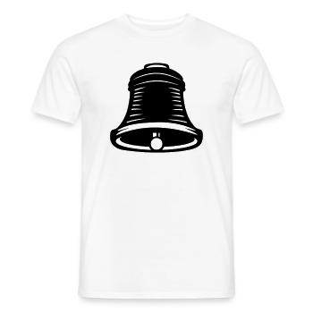 Horloge de l’église - T-shirt homme - blanc - Devant - AI Model Male 178 dark (178cm)