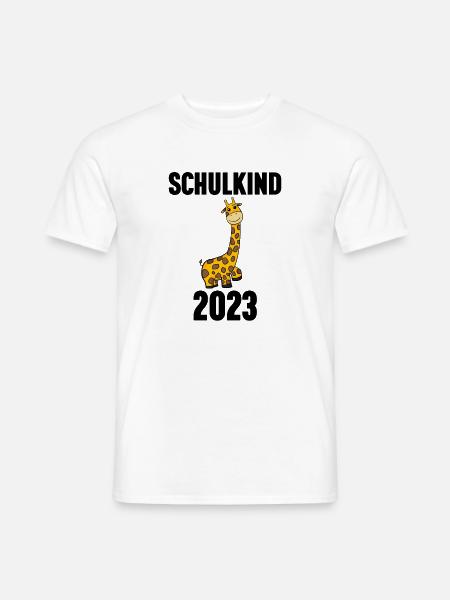 Schuldkind Einschulung 2023 - Männer T-Shirt - Weiß